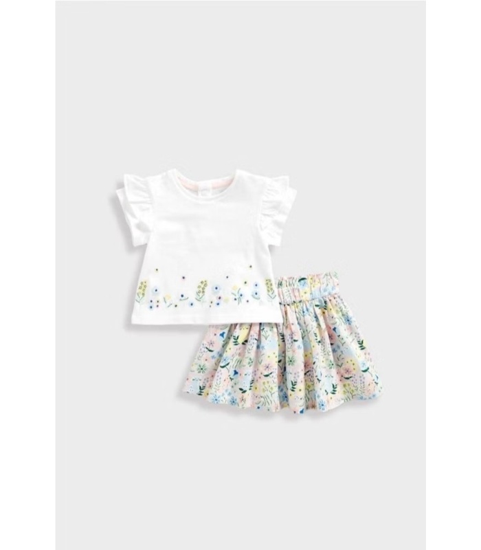 Girls Skirt and Blouse