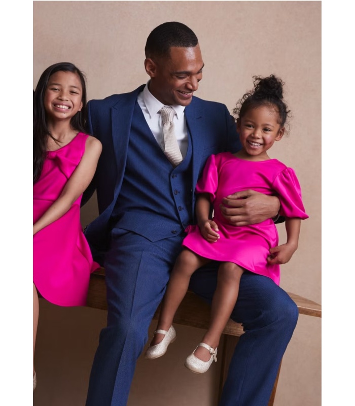 Matalan Hot Pink Scuba Dress - Image 3