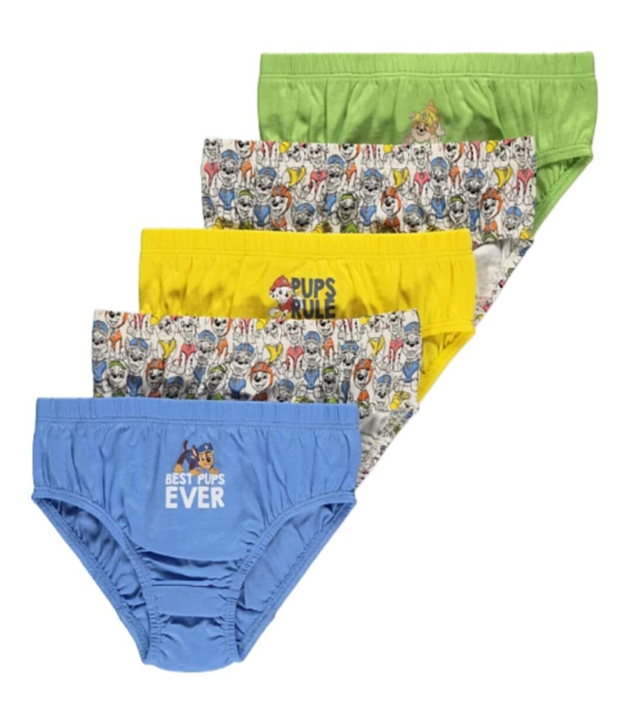 5pc Pawpatrol Boys Briefs
