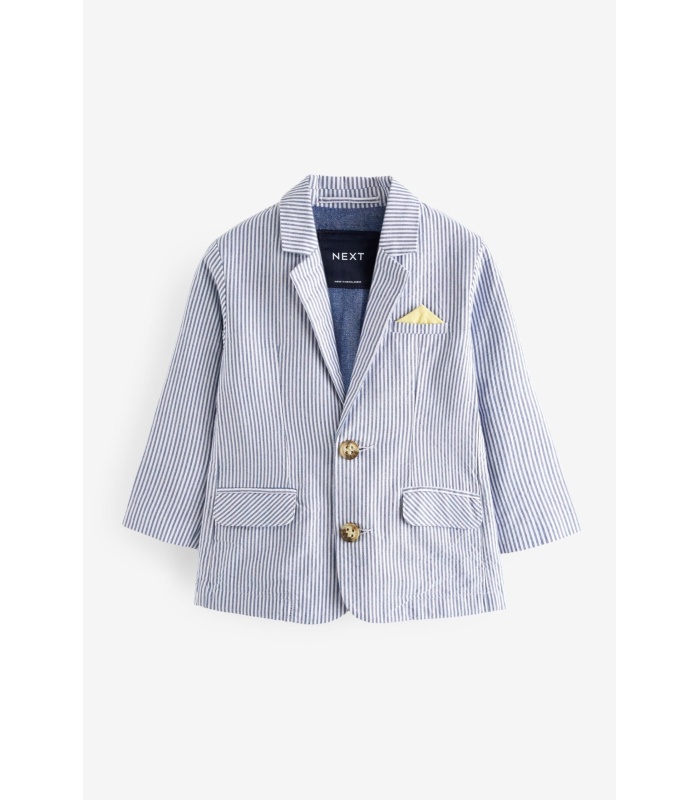 Next Smart Casual 3pc Set (Stripe Blazer, Polo Shirt & Shorts) - Image 9