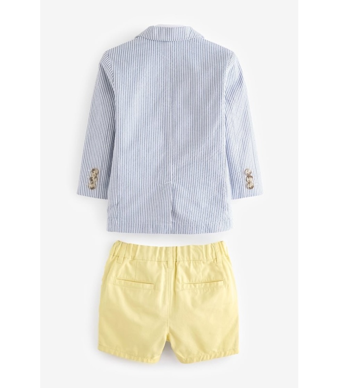 Next Smart Casual 3pc Set (Stripe Blazer, Polo Shirt & Shorts) - Image 4