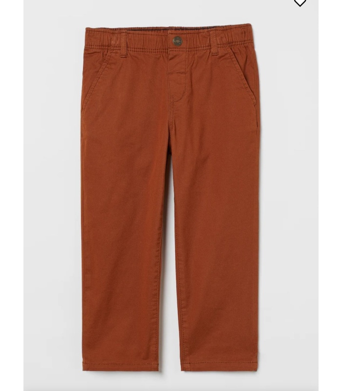 Relaxed Fit Cotton Chinos