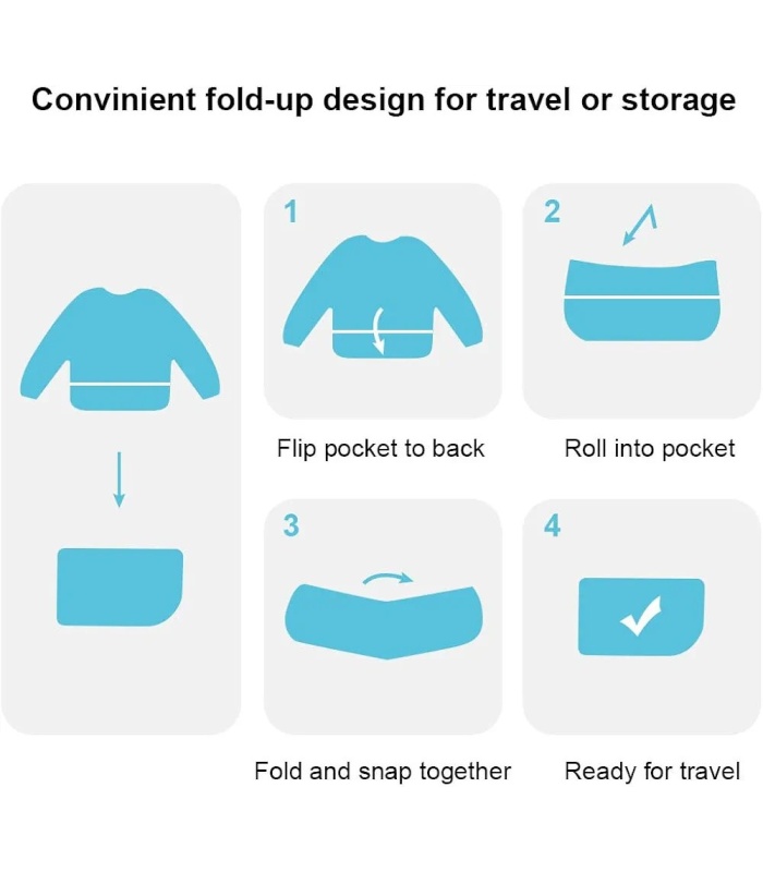 Waterproof Long-sleeve Bib (6M - 24M) - Image 3