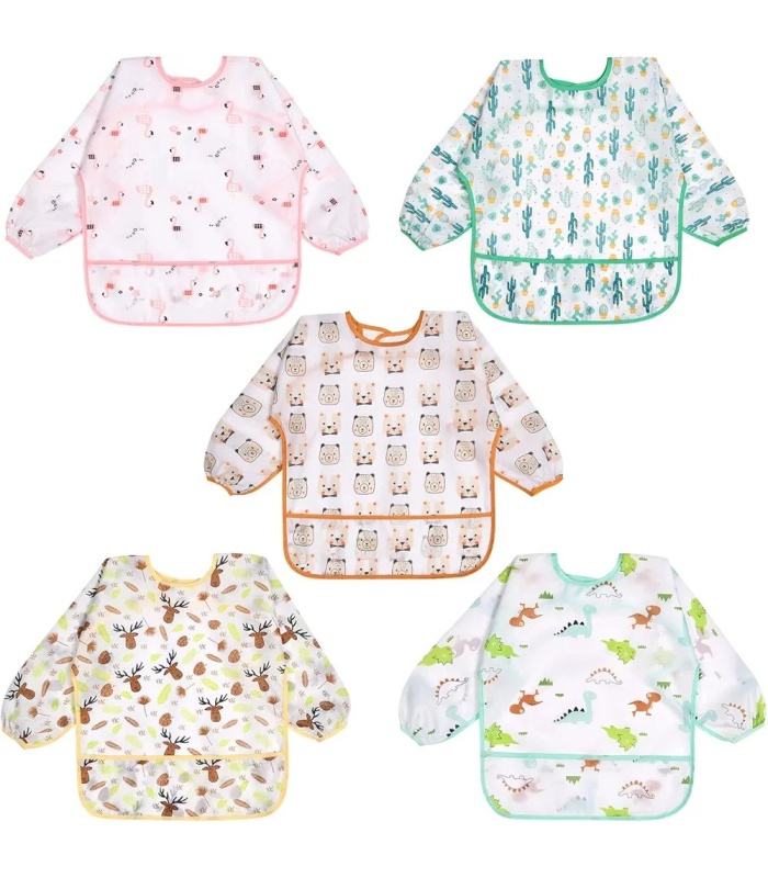 Waterproof Long-sleeve Bib (6M - 24M)