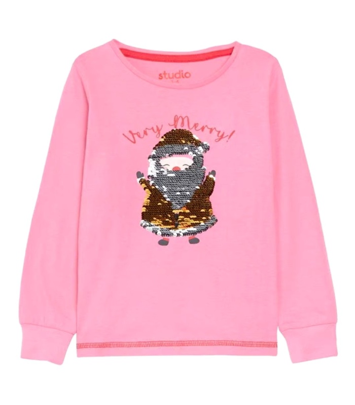 Pink Santa PJ's - Image 3