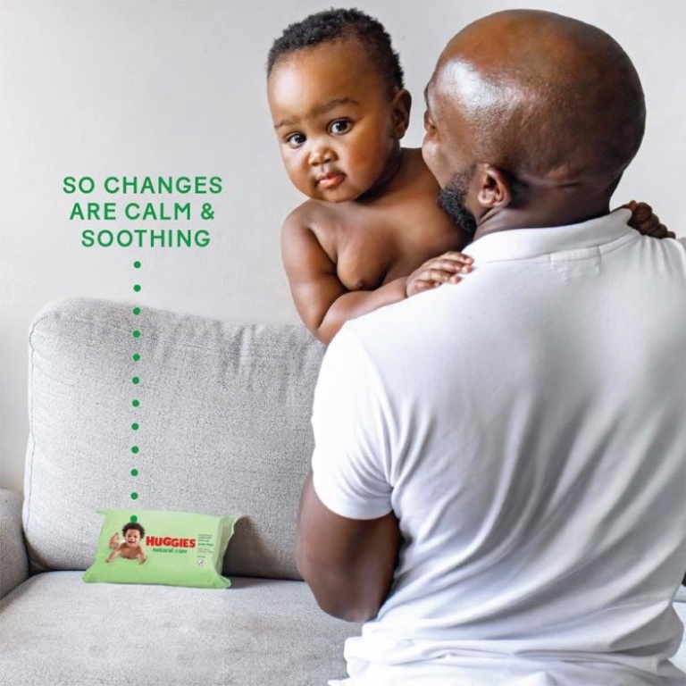 Huggies Natural Care Wipes 4 x 56 - Image 5