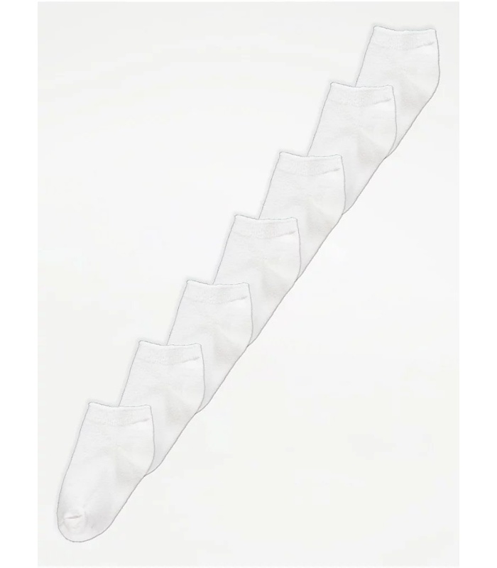 7pc Trainer Socks - Unisex
