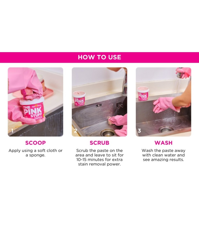 The Pink Stuff - The Miracle Cleaning Paste 850g - Image 7