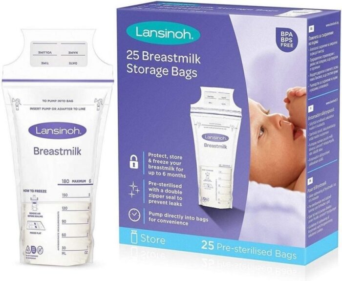 Lansinoh 25pc Breastmilk Storage Bags