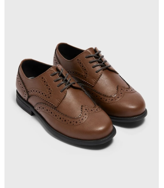 Tan Brogue Formal Shoes