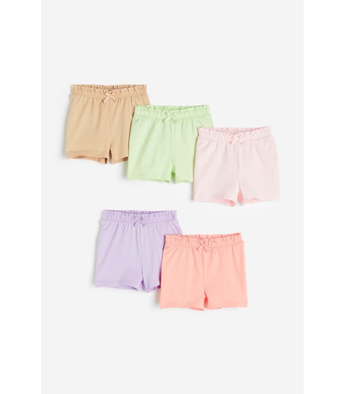 5pc Cotton Jersey Shorts