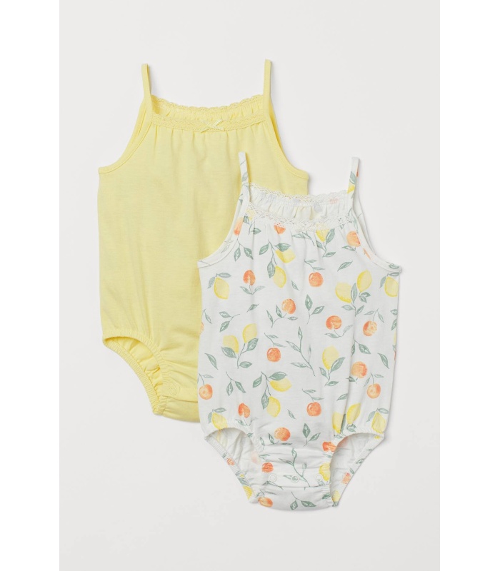 2pc Sleeveles Bodysuit