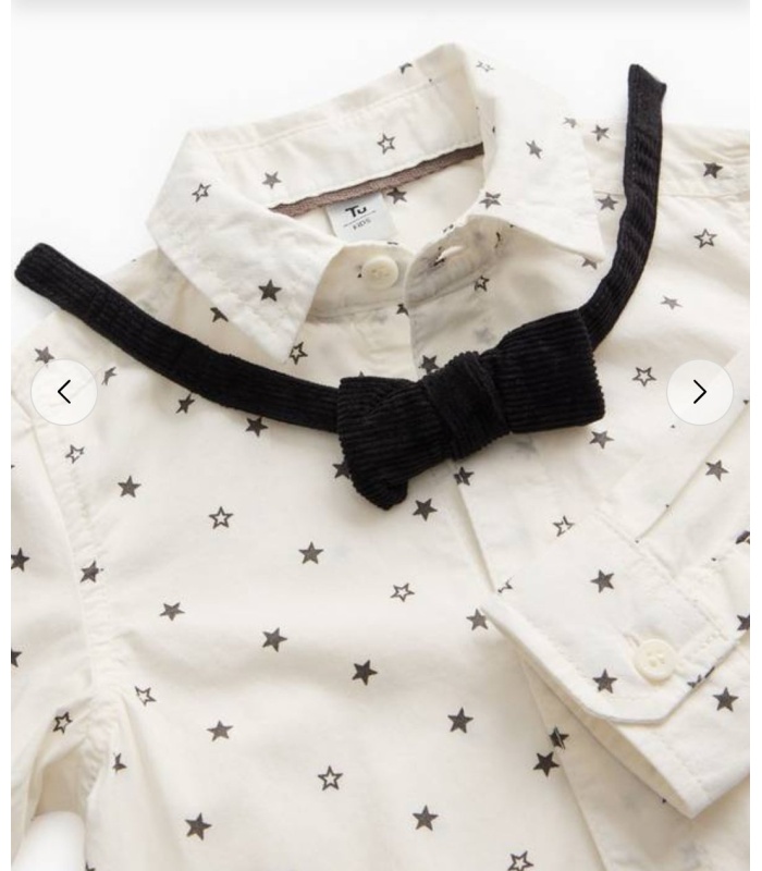 Bow Tie, Shirt & Corduroy Trousers 3-Piece Set - Image 2