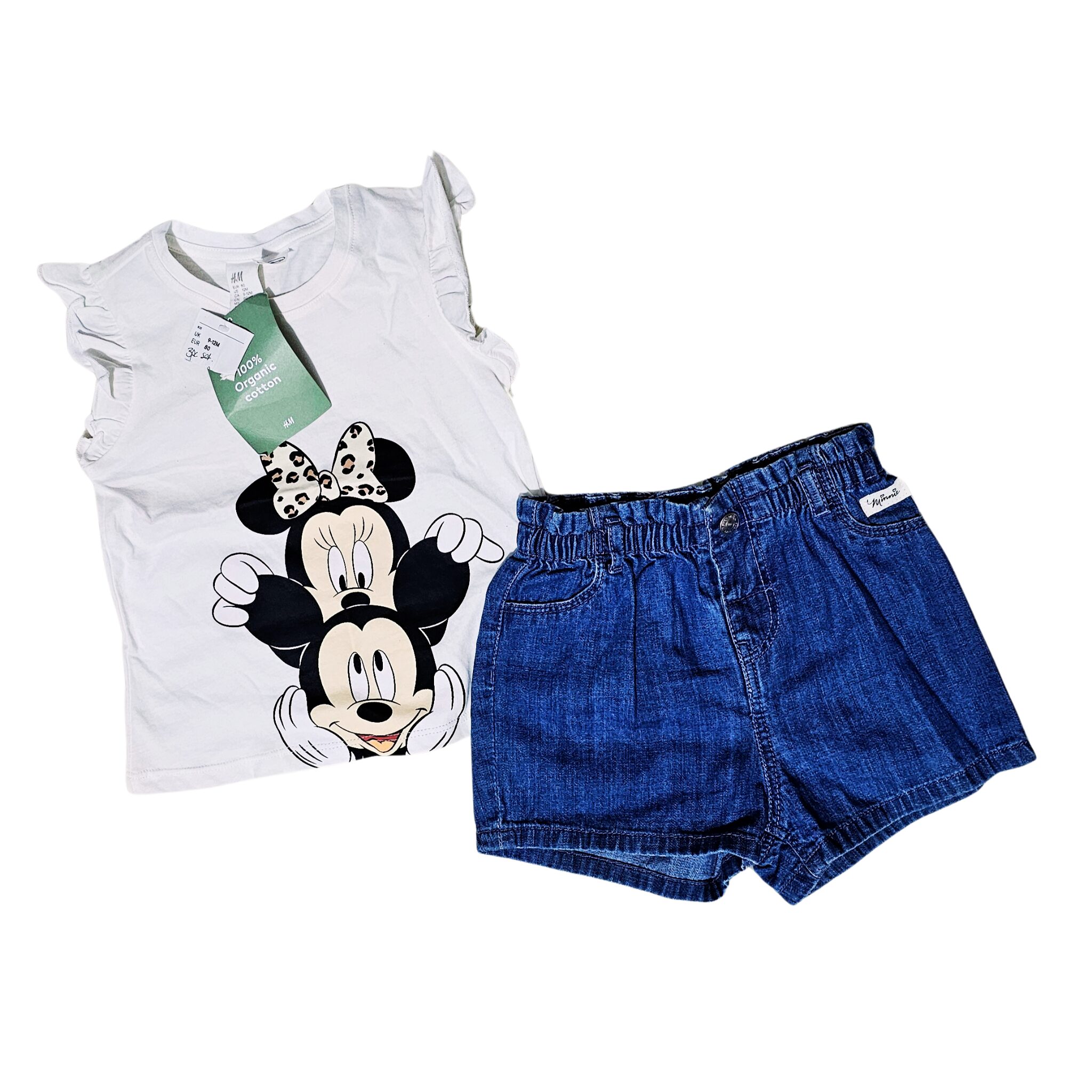 2025/01/20250122_142448_0000.jpg 2pc White Top and Jeans Shorts - Image 1