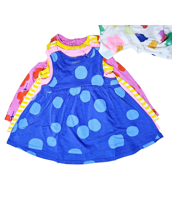 5pc Sleeveles Cotton Dress - Image 3