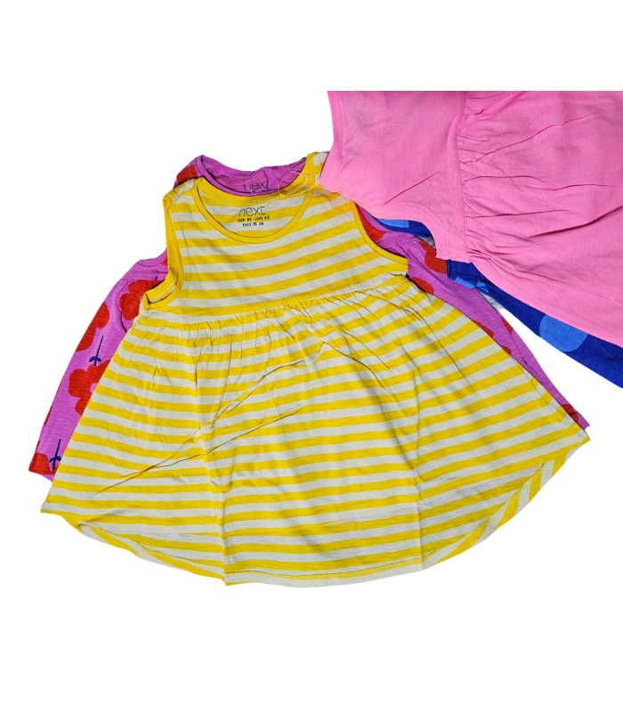 5pc Sleeveles Cotton Dress - Image 4