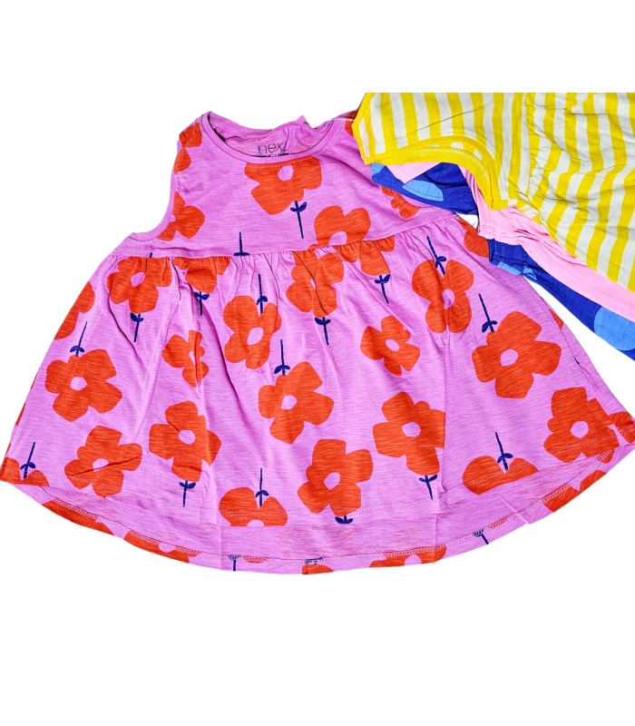 5pc Sleeveles Cotton Dress - Image 5