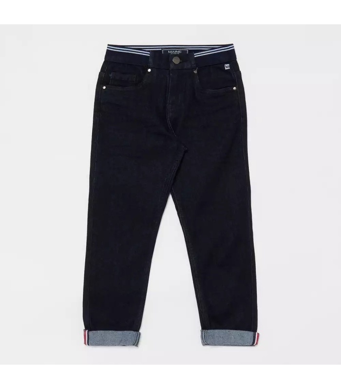 Mini Rib Waist Jeans