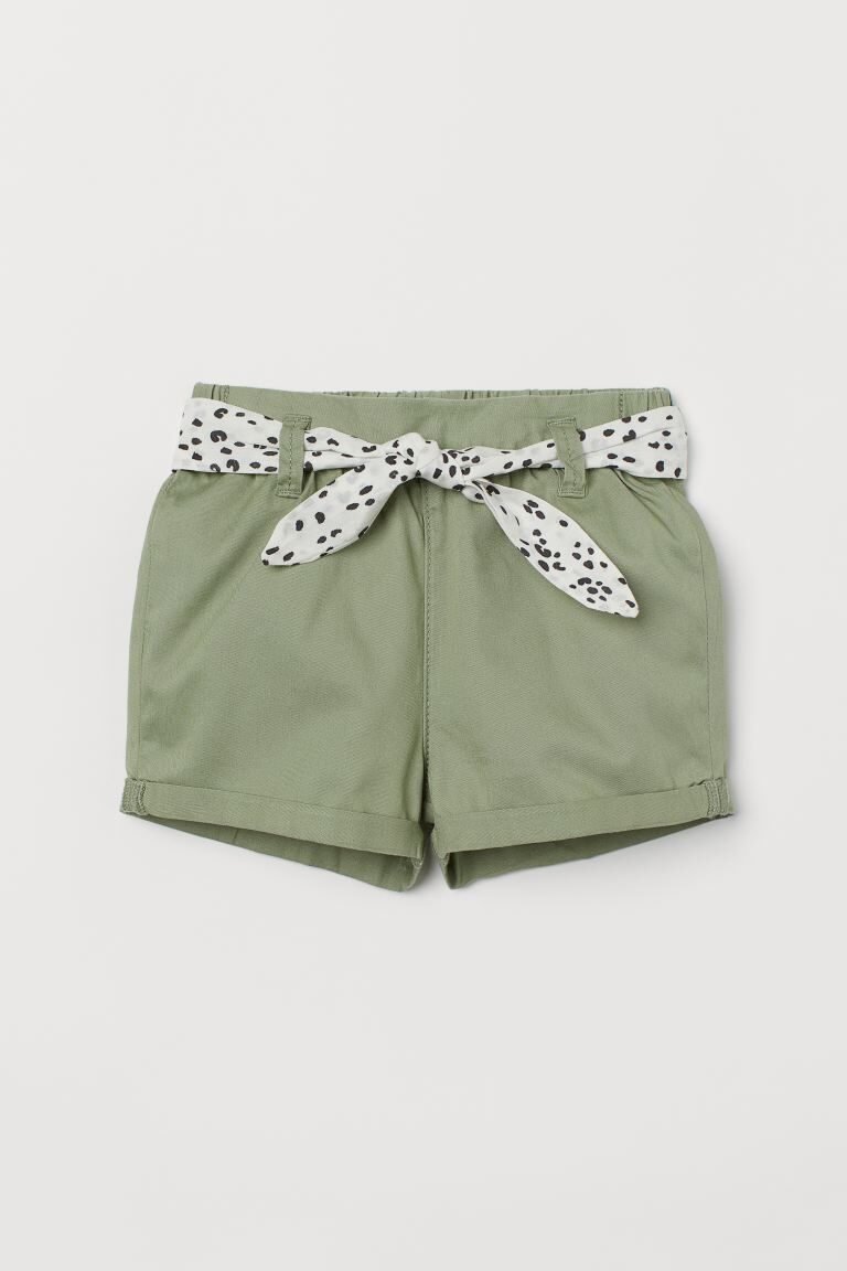 2025/01/hmgoepprod-2021-11-12T001820.891-2.jpeg Green Shorts with Belt - Image 1