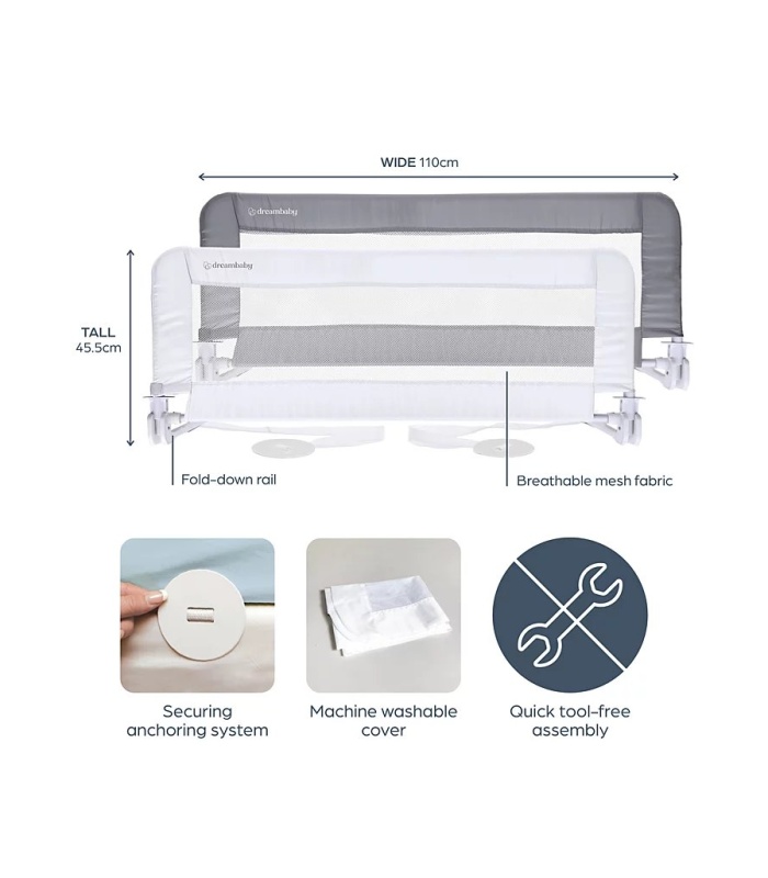 Dreambaby Folding Bedrail - Image 5