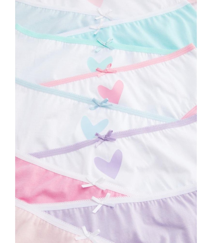 10PK Girls Heart Panties - Image 2