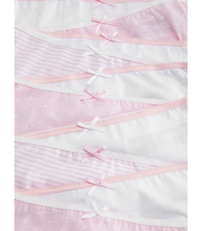 10PK Girls Star & Stripe Panties - Image 2