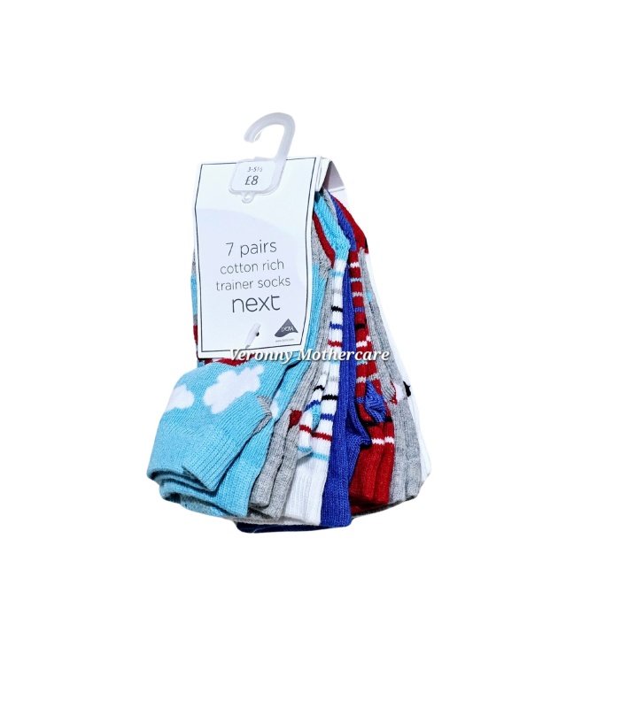 7pk Cotton Rich Trainer Socks (Infant)
