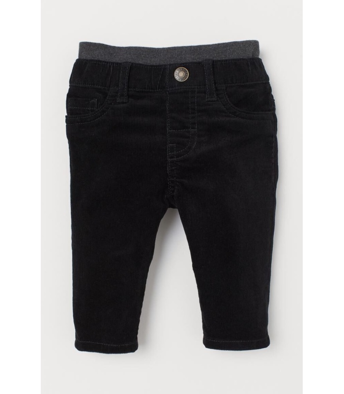 Black Corduroy Trousers