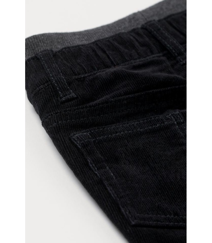 Black Corduroy Trousers - Image 3