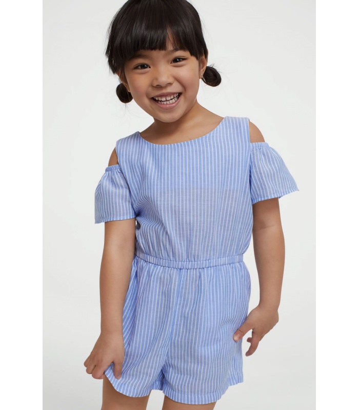 Girls Cold Shoulder Jumpsuit - Image 2