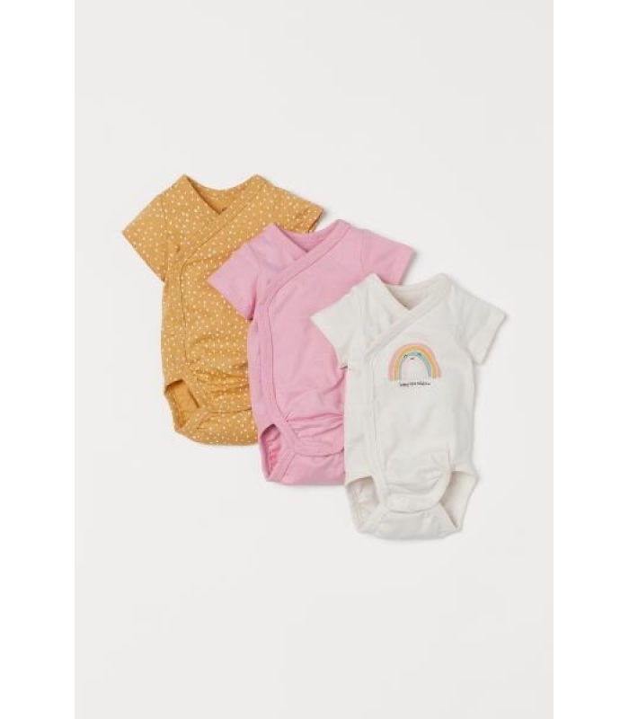 3pc Short-sleeved Bodysuit