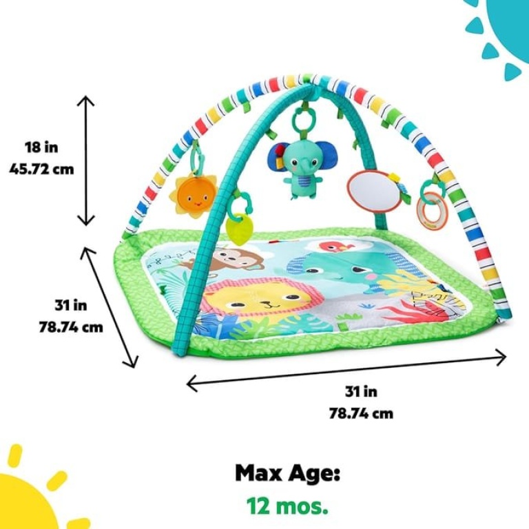 Bright Starts Wild Wiggles Baby Activity Gym - Image 3