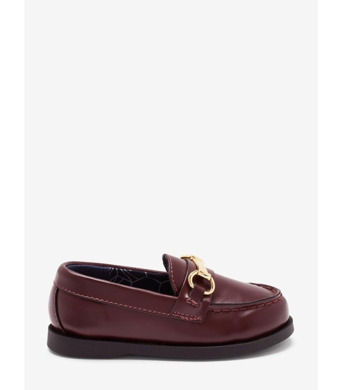 Plum Penny Snaffle Loafers - Image 4