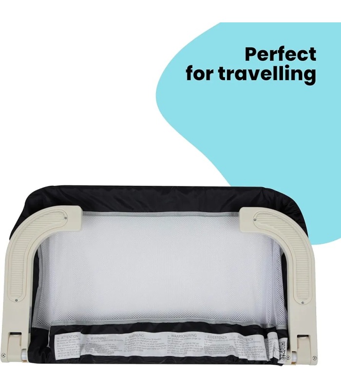 Portable Travel Bed Rail/Guard, Dark Grey - Image 4