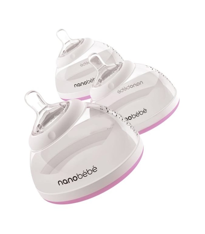 Nanobebe Breastmilk 150ml Bottle 3 Pack (Various colours)