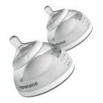 Nanobebe Breastmilk 150ml Bottle 2 Pack - Grey