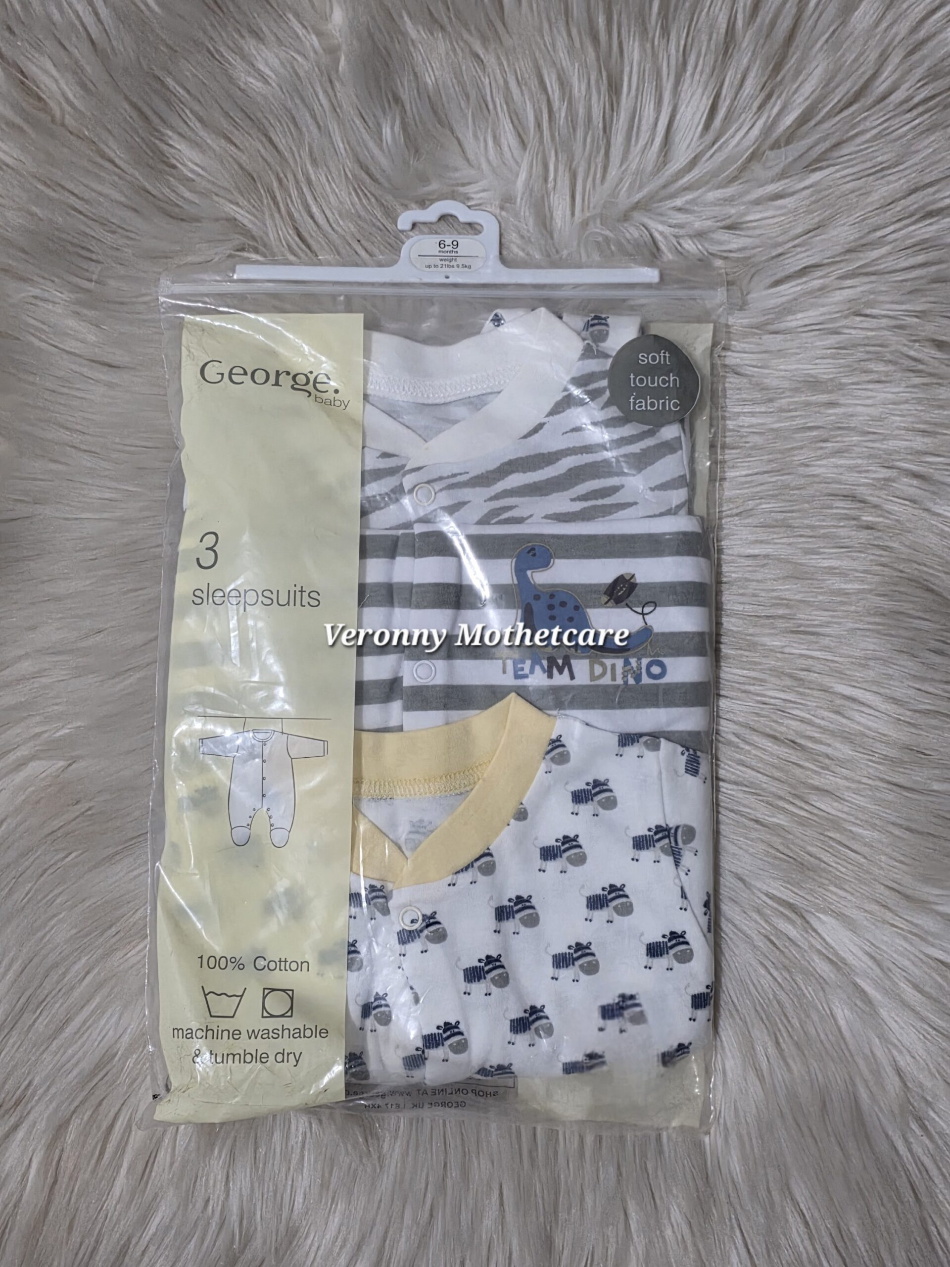 2025/11/162955-2-scaled.jpg George 3pc Sleepsuits - Image 1