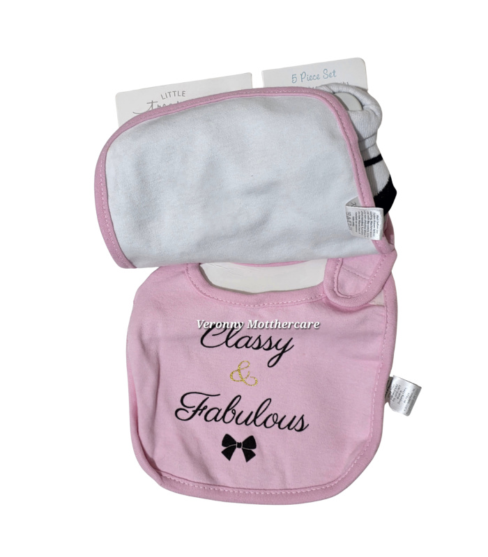 5pc Bib and Booties - Image 2