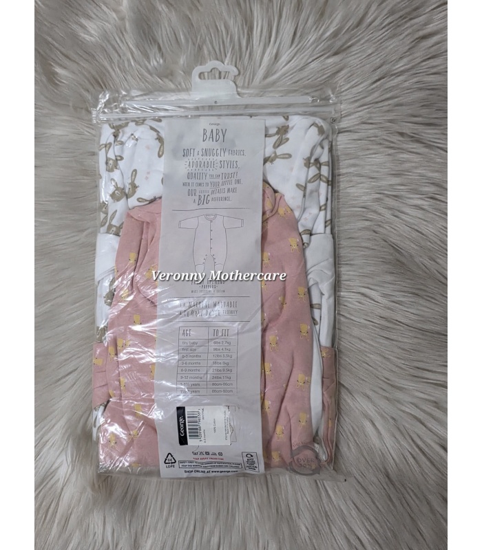 3pc Bunny Sleepsuit - Image 3