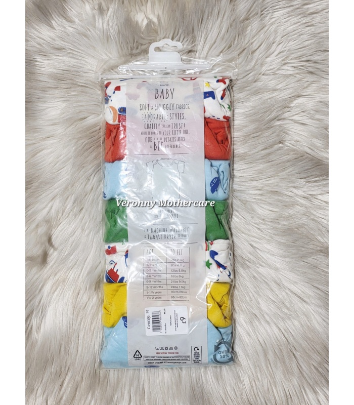 George 7pc Bodysuits - Image 3