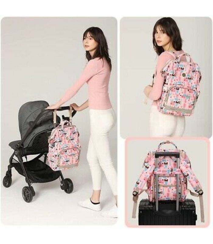 Waterproof Multifunctional Diaper Bag - Image 3