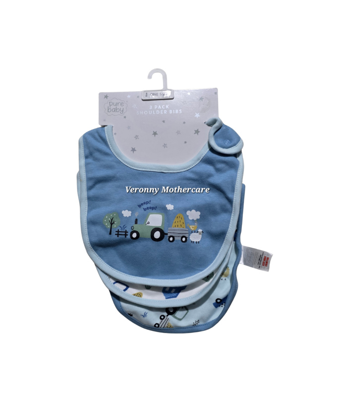 Pure Baby 3pc Bibs