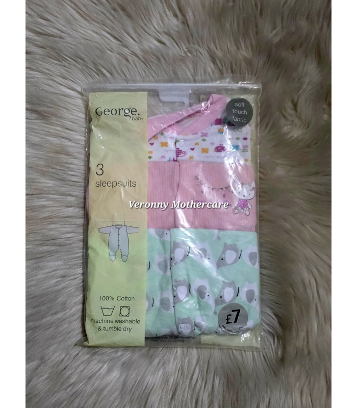 George 3pc Sleepsuit