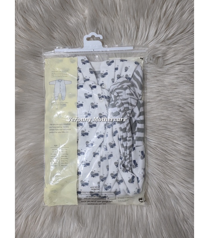 George 3pc Sleepsuits - Image 2