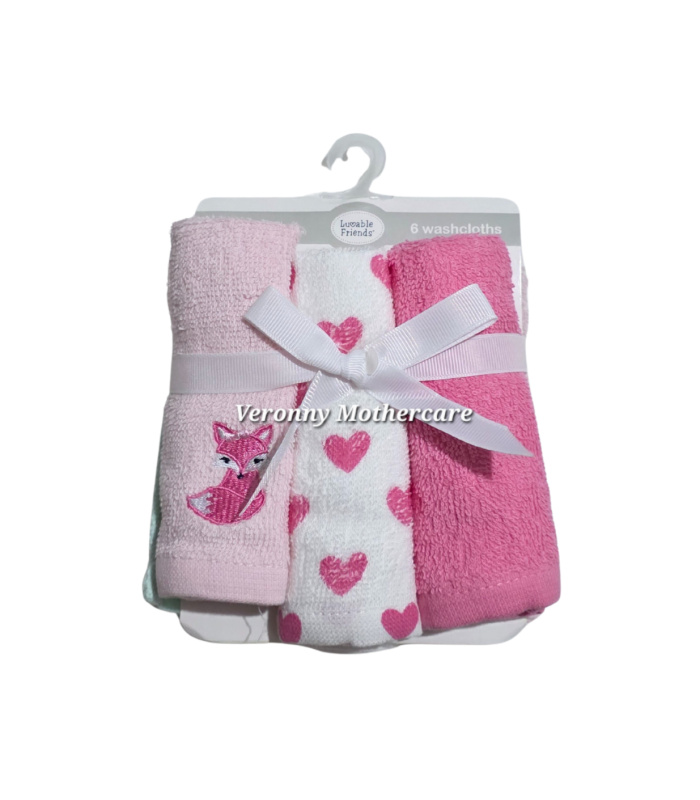 6Pc Wash Cloth
