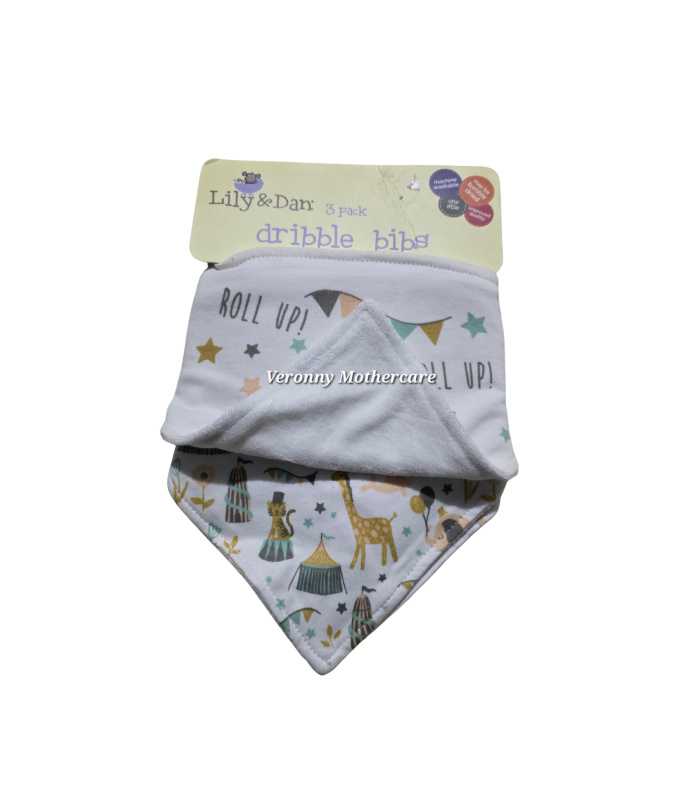Lily & Dan 3pk Dribble Bibs - Image 3