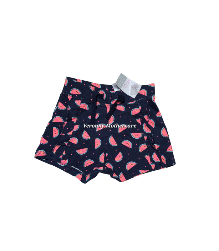 Girls Navy Shorts with Melons