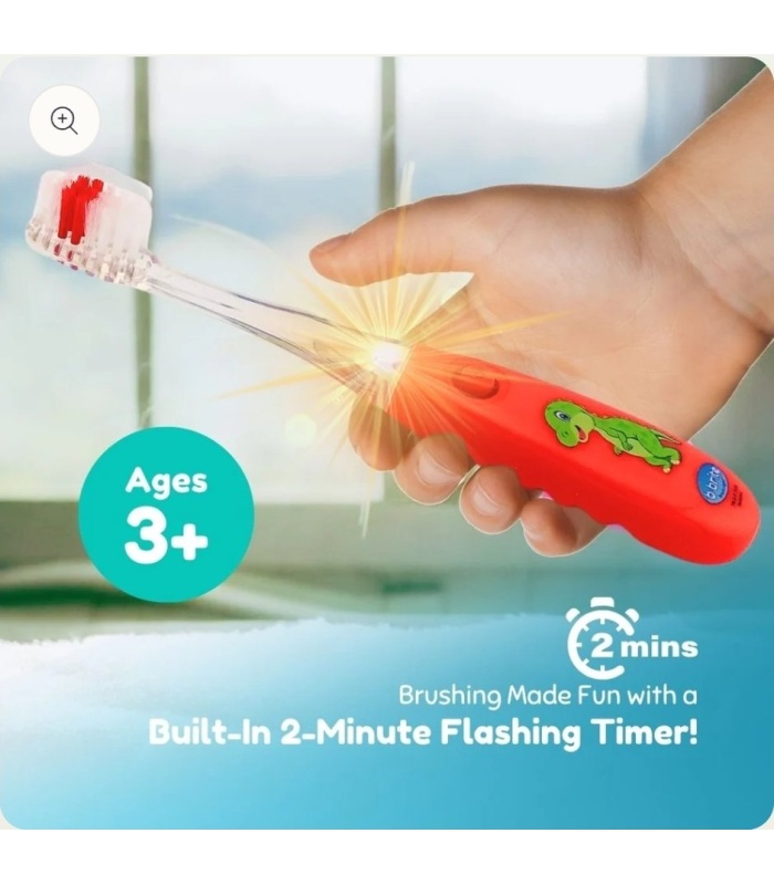 Kids Flashing Glow Toothbrush with 2-Min Timer - Image 5