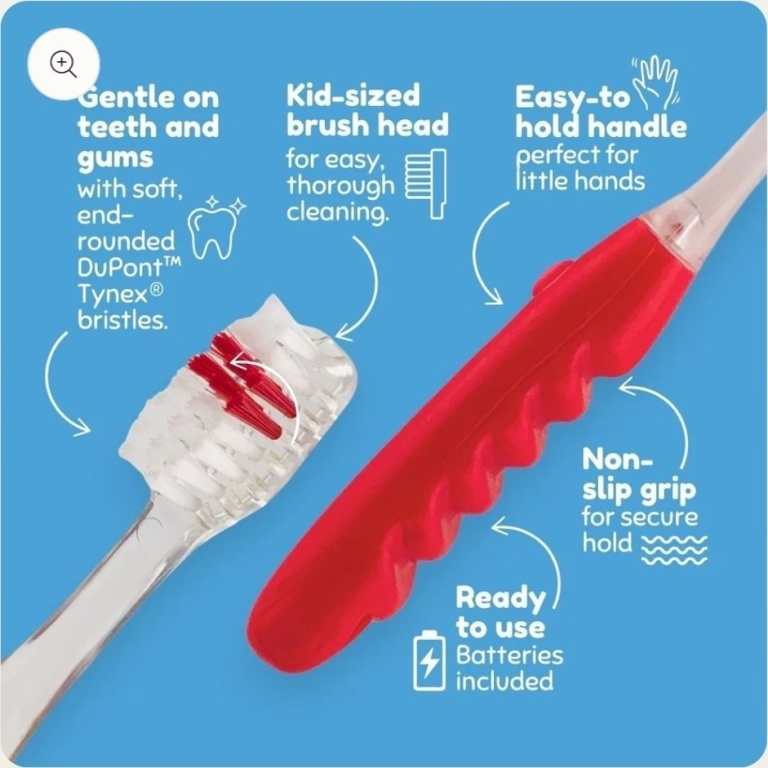 Kids Flashing Glow Toothbrush with 2-Min Timer - Image 4