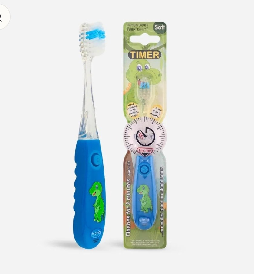 2026/01/714485.jpg Kids Flashing Glow Toothbrush with 2-Min Timer - Image 1